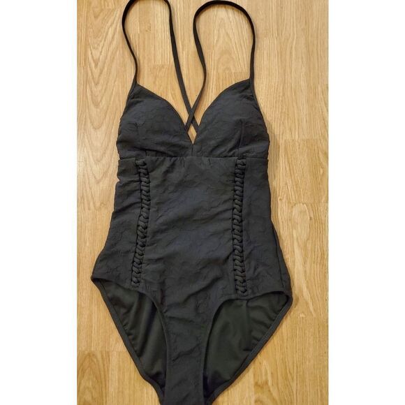 Jessica Simpson Rose Bay Textured One-Piece NEW - Picture 2 of 11